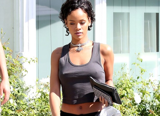 Rihanna pokey nipples
