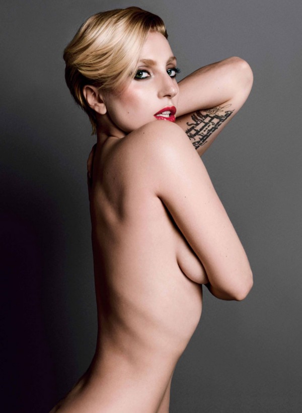 Lady Gaga nude in V Magazine