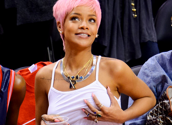 Rihanna clippers game