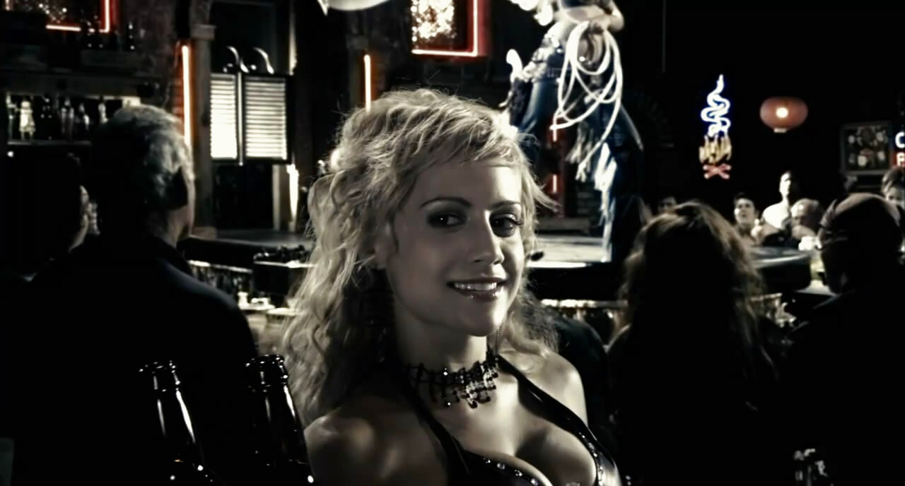 Sin City (2005) bar scene with Nancy Callahan on stage