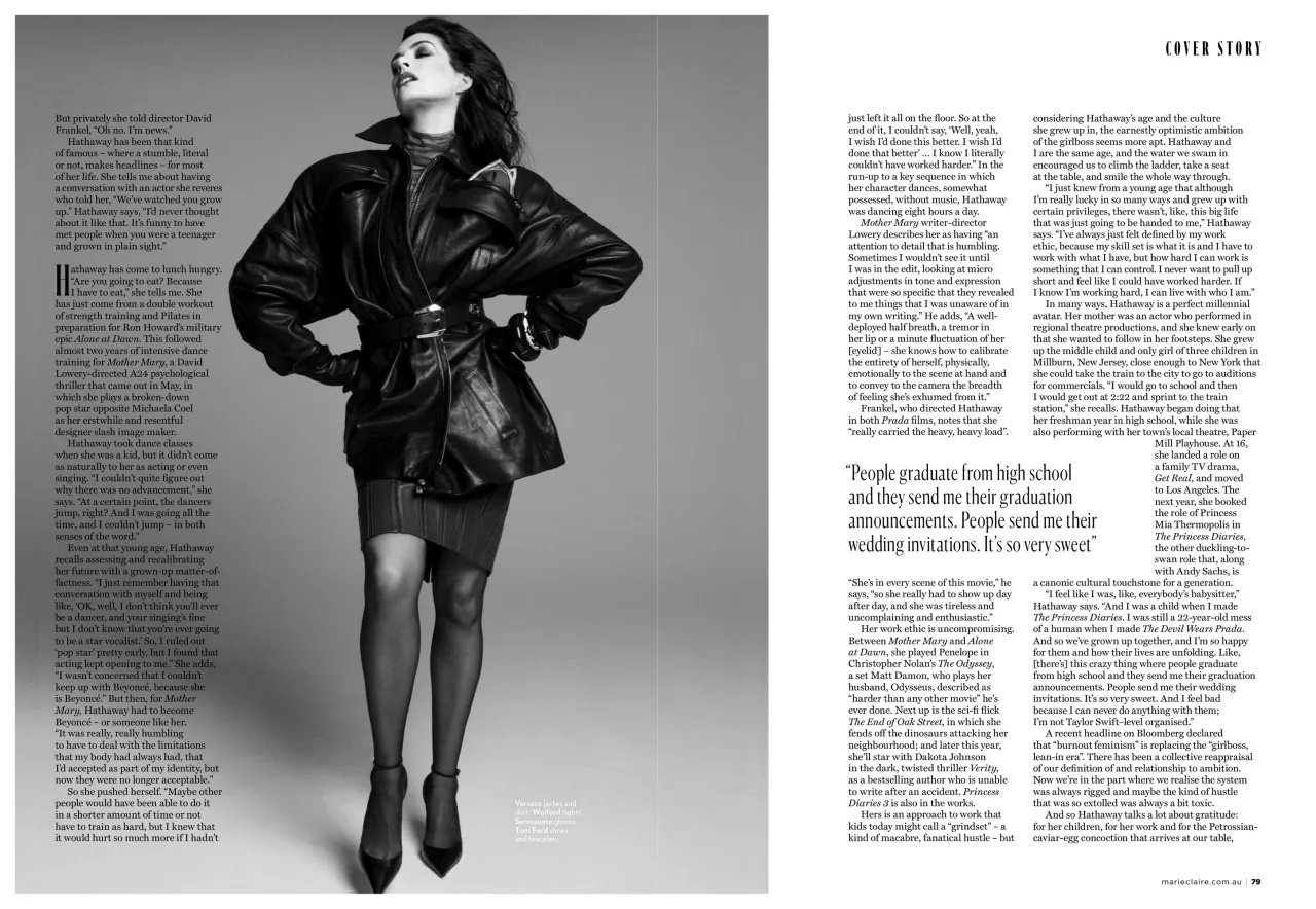 Anne Hathaway at Marie Claire Australia, September 2026
