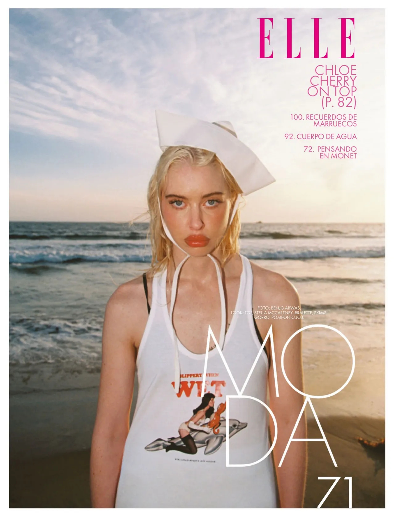 Chloe Cherry at ELLE Mexico, July/August 2026