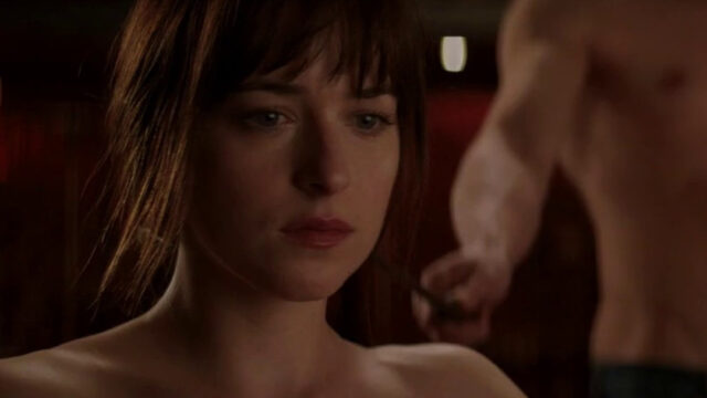 Dakota Johnson as Anastasia Steele in Fifty Shades of Grey (2015)