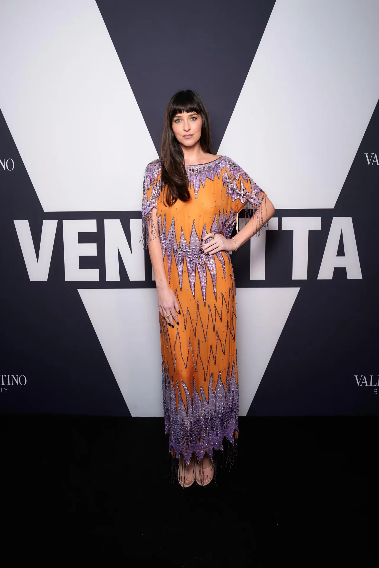 Dakota Johnson at Valentino Vendetta launch 2026