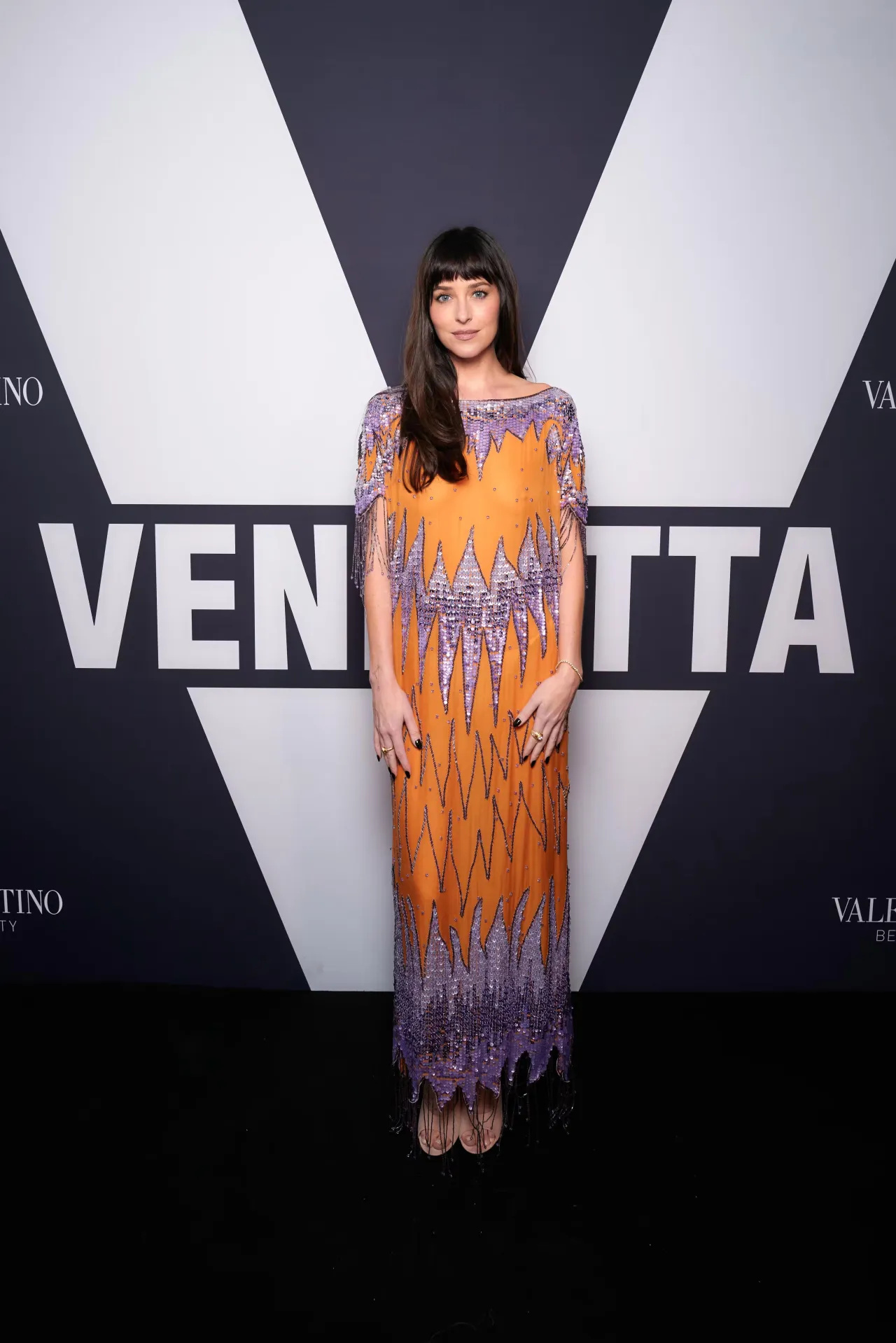 Dakota Johnson at Valentino Vendetta launch 2026