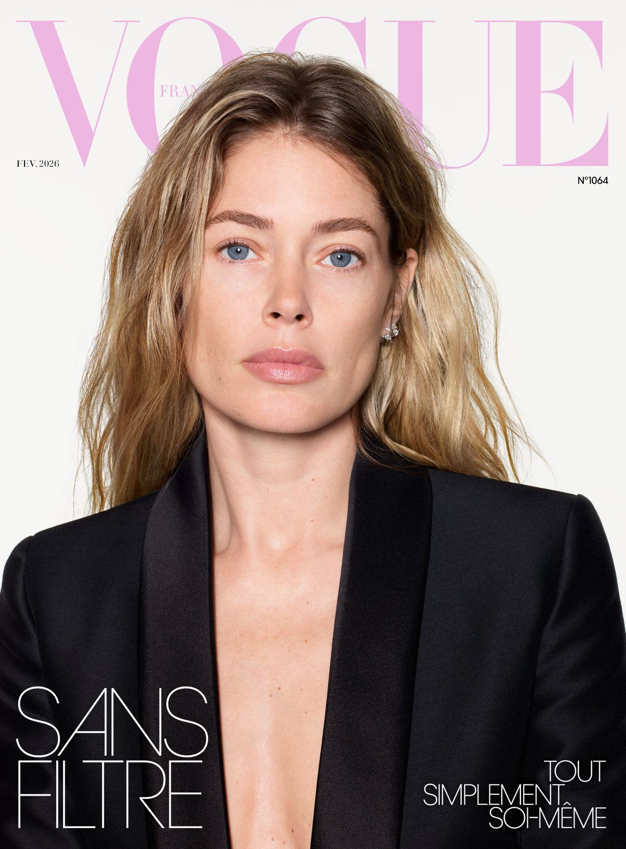 Doutzen Kroes in the Vogue France editorial, February 2026 (photo 1)