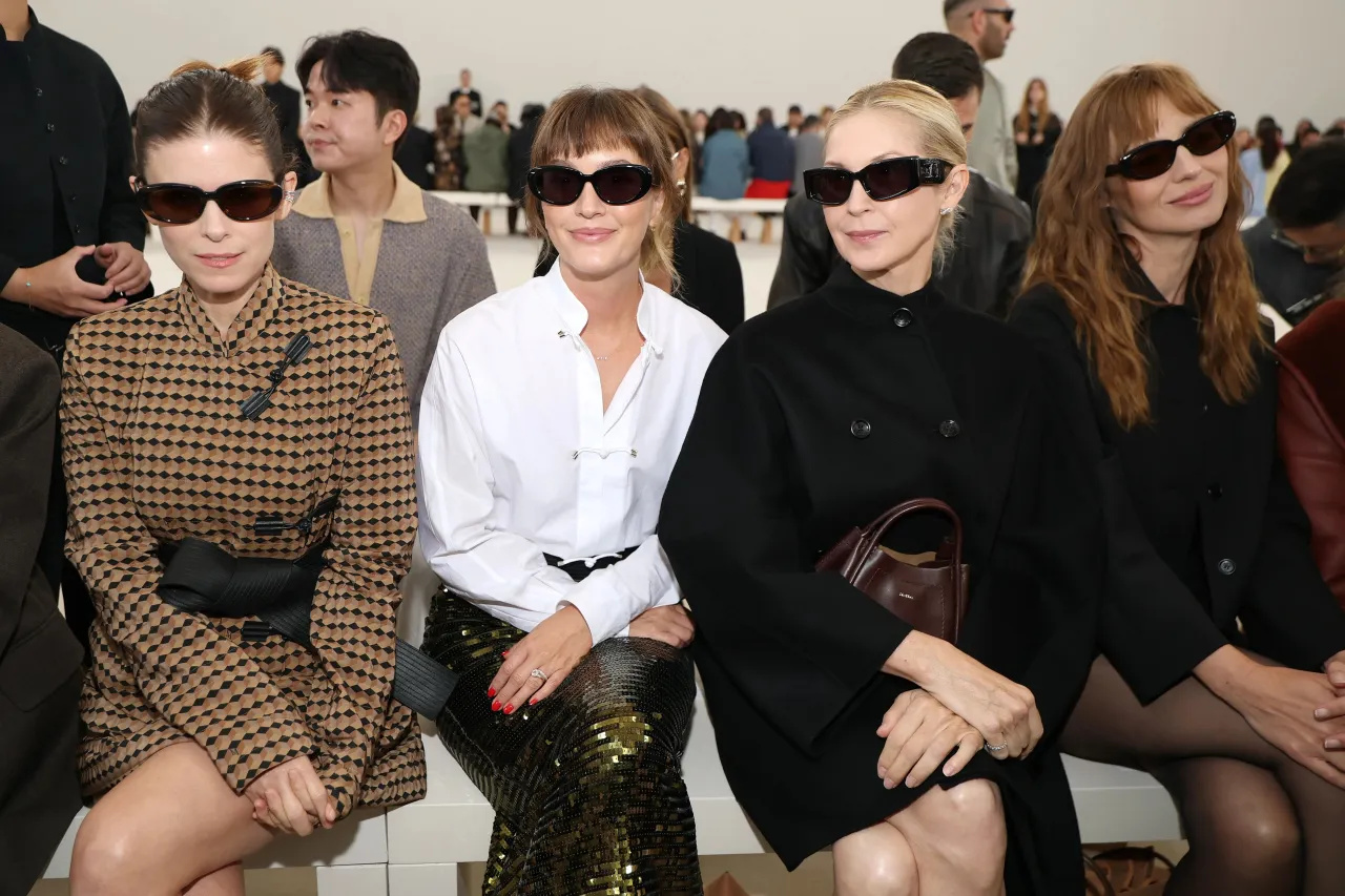 Kate Mara in the front row at the Max Mara show in Milan, September 24, 2026