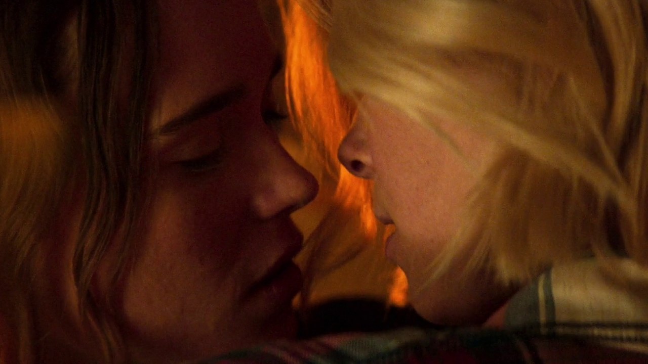 Kate Mara as Mercy and Elliot Page as Lucy in the 2017 drama My Days of Mercy