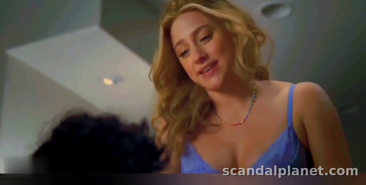 Lili Reinhart in a blue bra, Look Both Ways