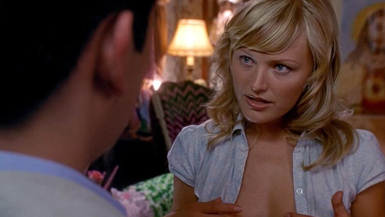 Malin Akerman as Liane, topless, in Harold & Kumar Go to White Castle (2004)