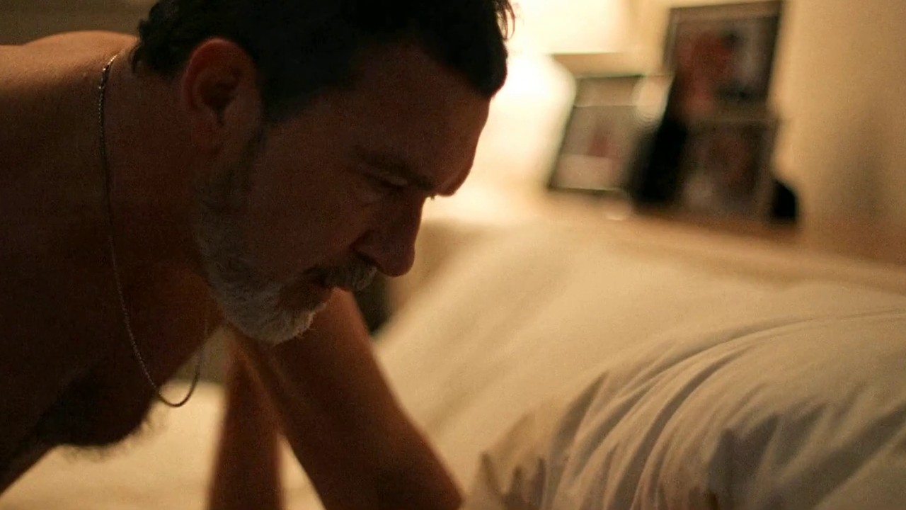 Antonio Banderas as Jacob in the Babygirl bed scene