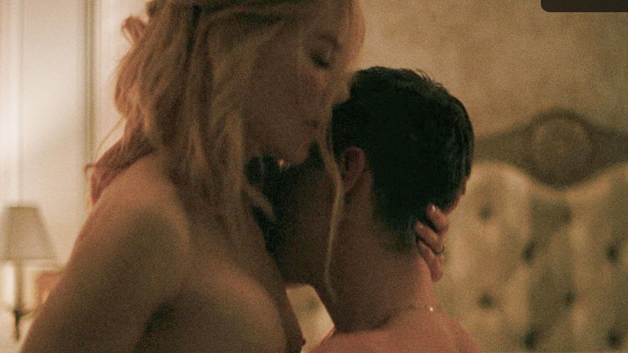 Nicole Kidman and Harris Dickinson in bed, Babygirl