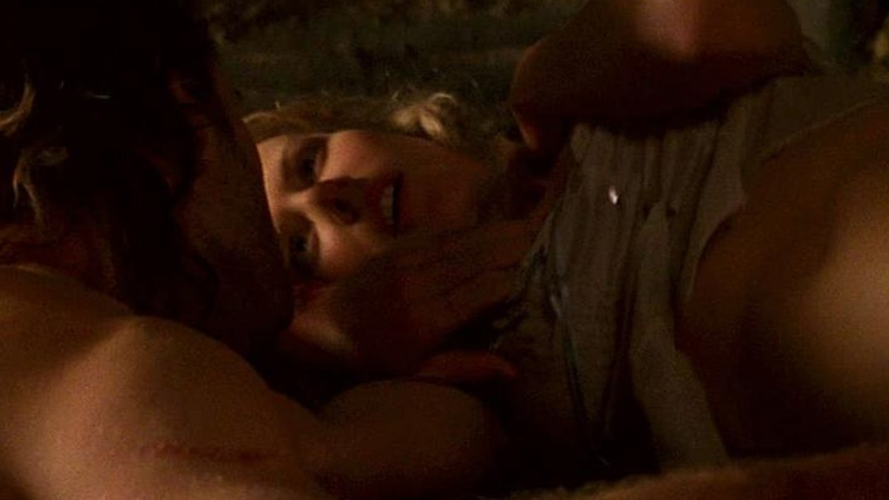 Nicole Kidman and Jude Law by the fire, Cold Mountain