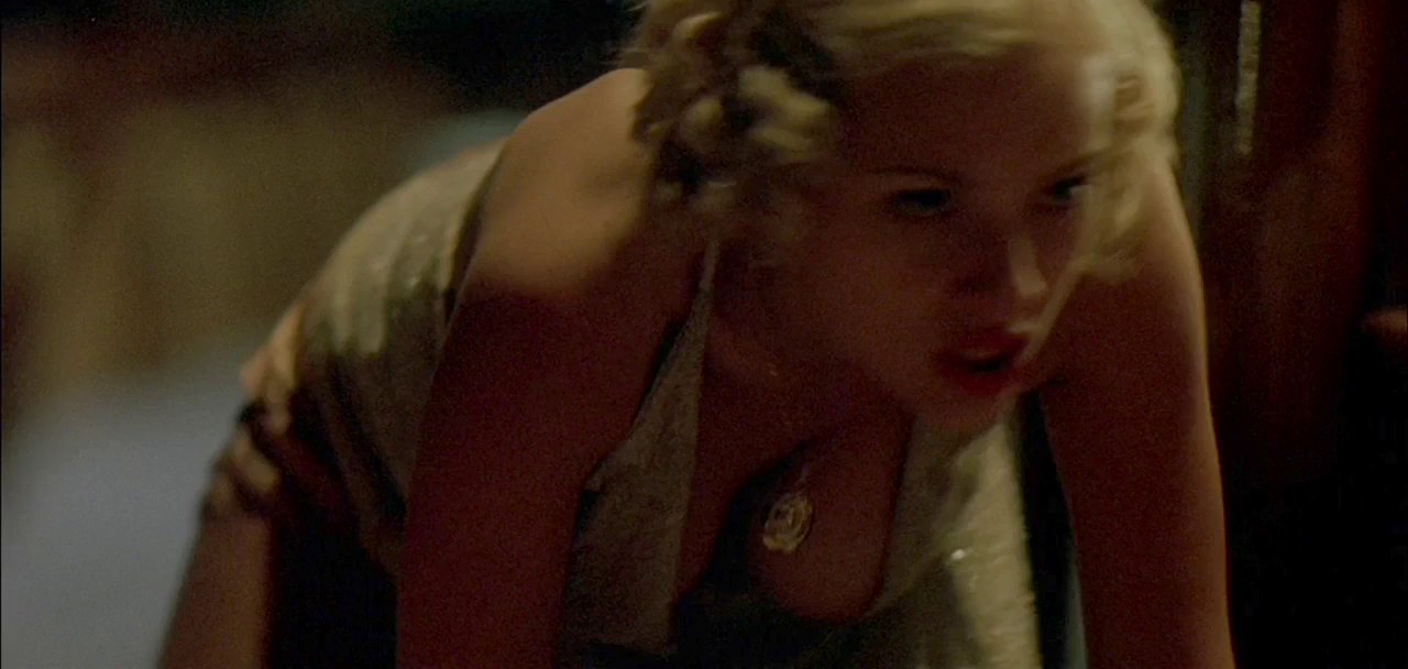 Scarlett Johansson in the slinky gown, A Good Woman