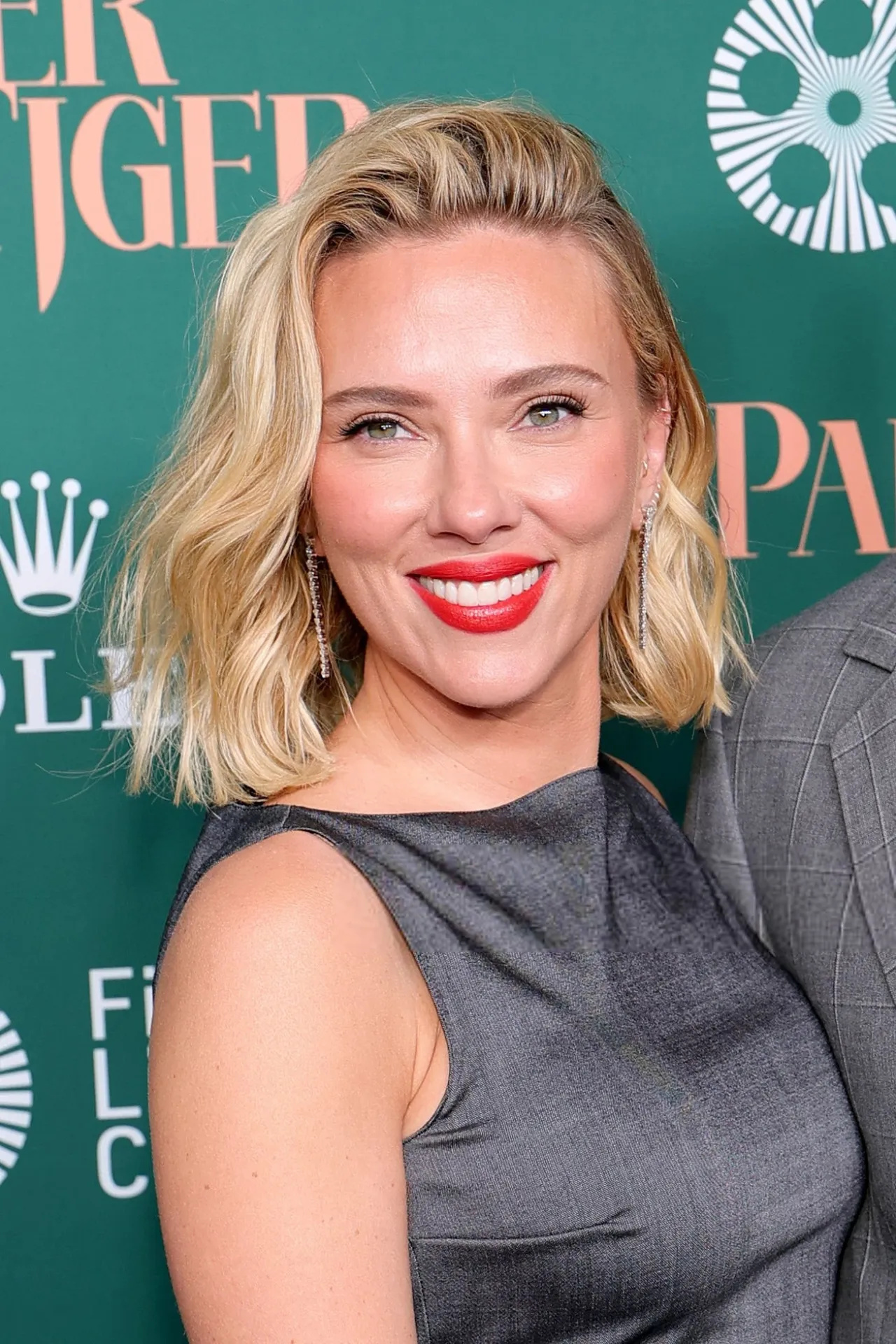 Scarlett Johansson at Paper Tiger premiere 2026