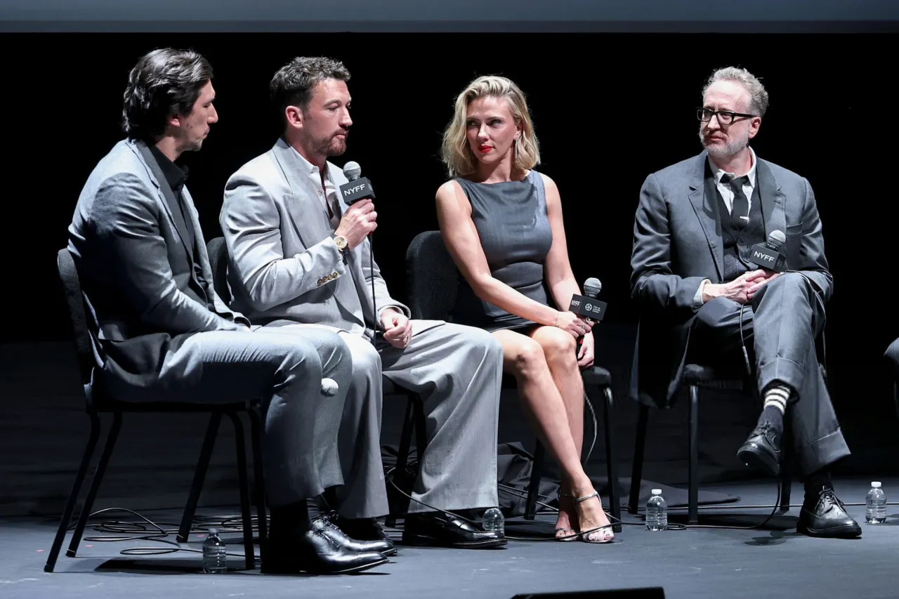 Scarlett Johansson at Paper Tiger premiere 2026