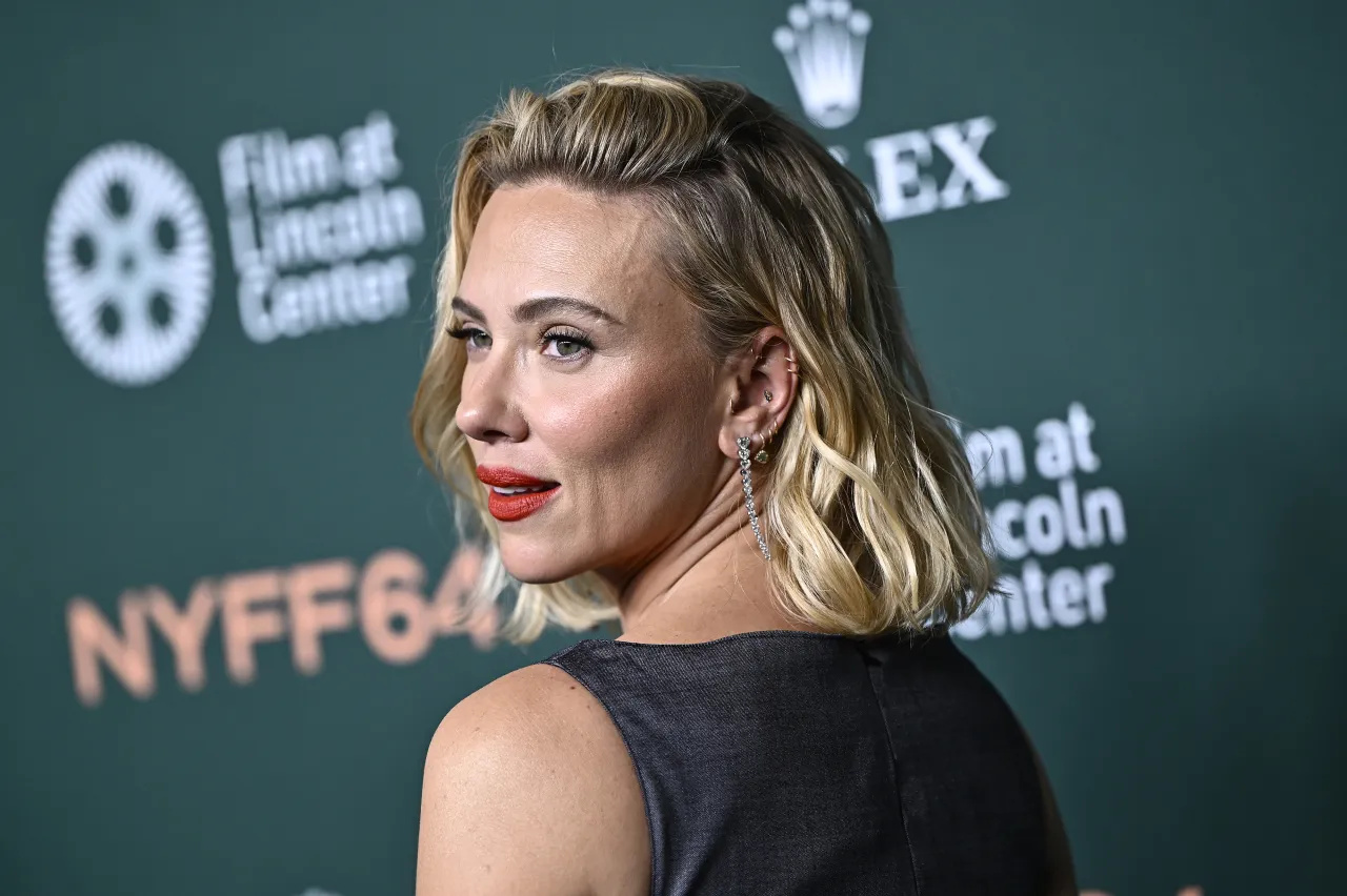 Scarlett Johansson at Paper Tiger premiere 2026