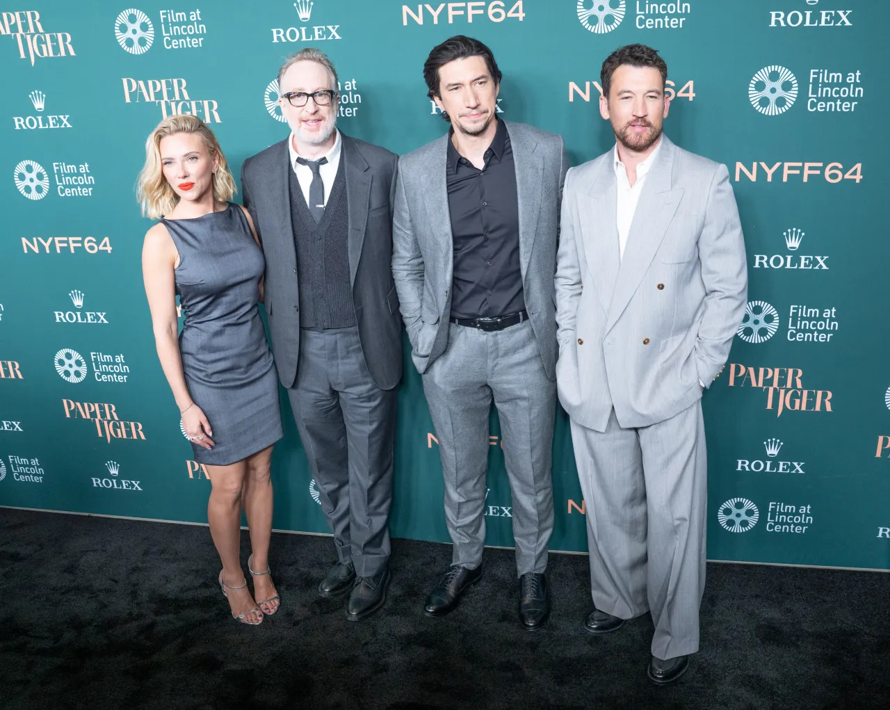Scarlett Johansson at Paper Tiger premiere 2026