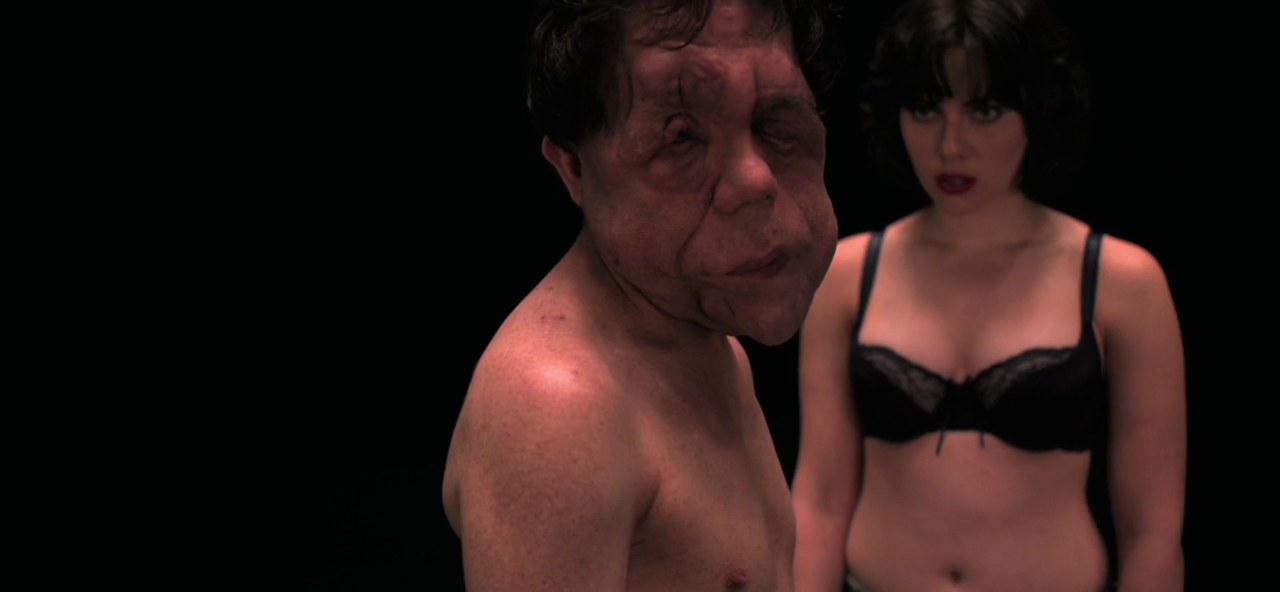 Scarlett Johansson as the Female in the void, Under the Skin