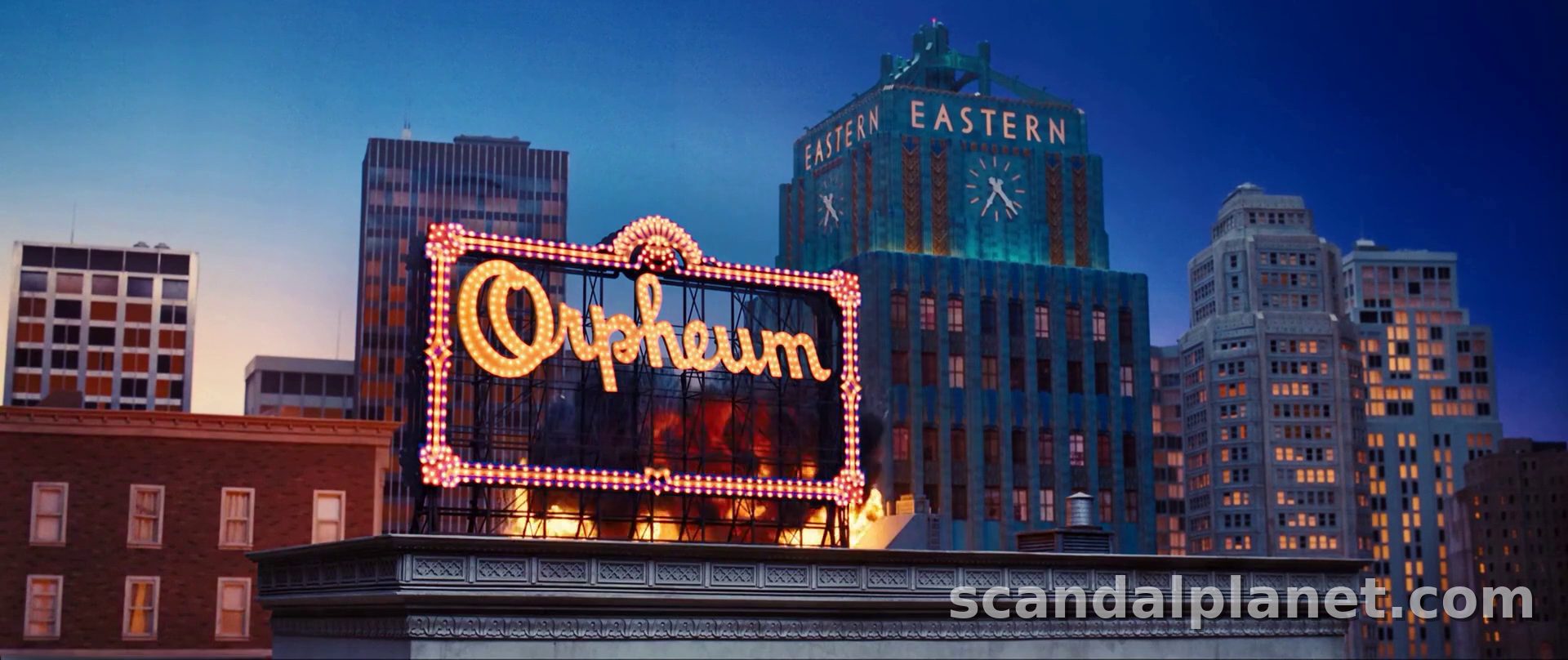 The Orpheum marquee in the Cassiezilla sequence, Euphoria season 3