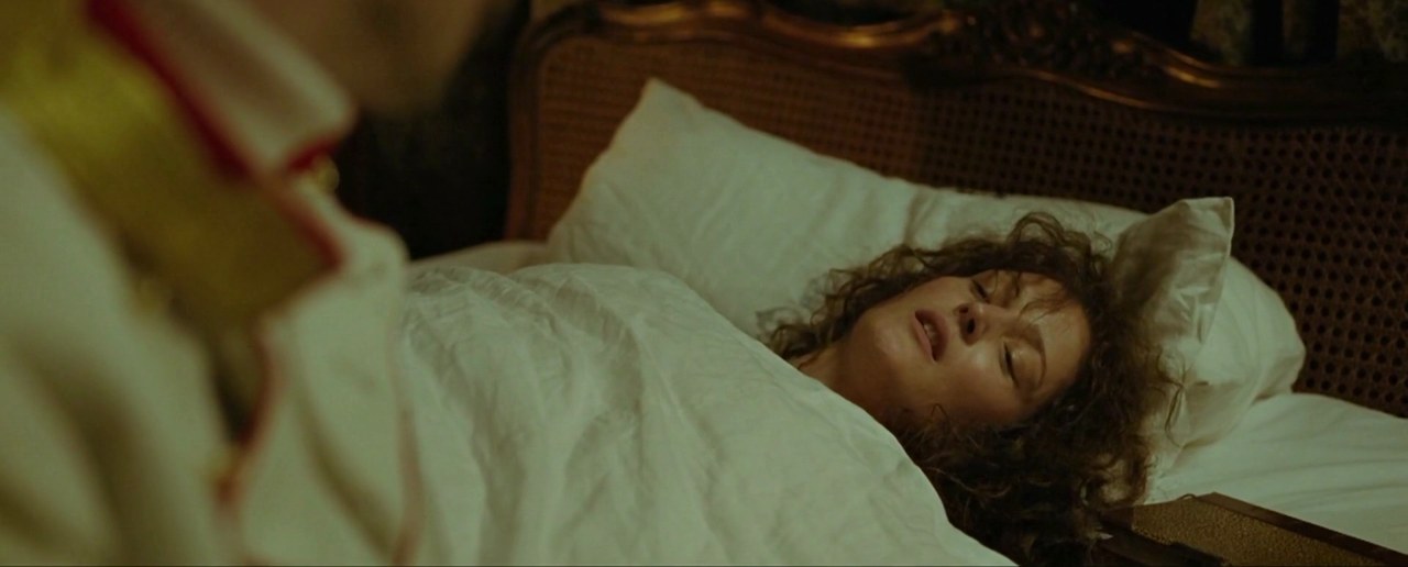 Vicky Krieps as Sisi after the bedroom scene, Corsage (2022)