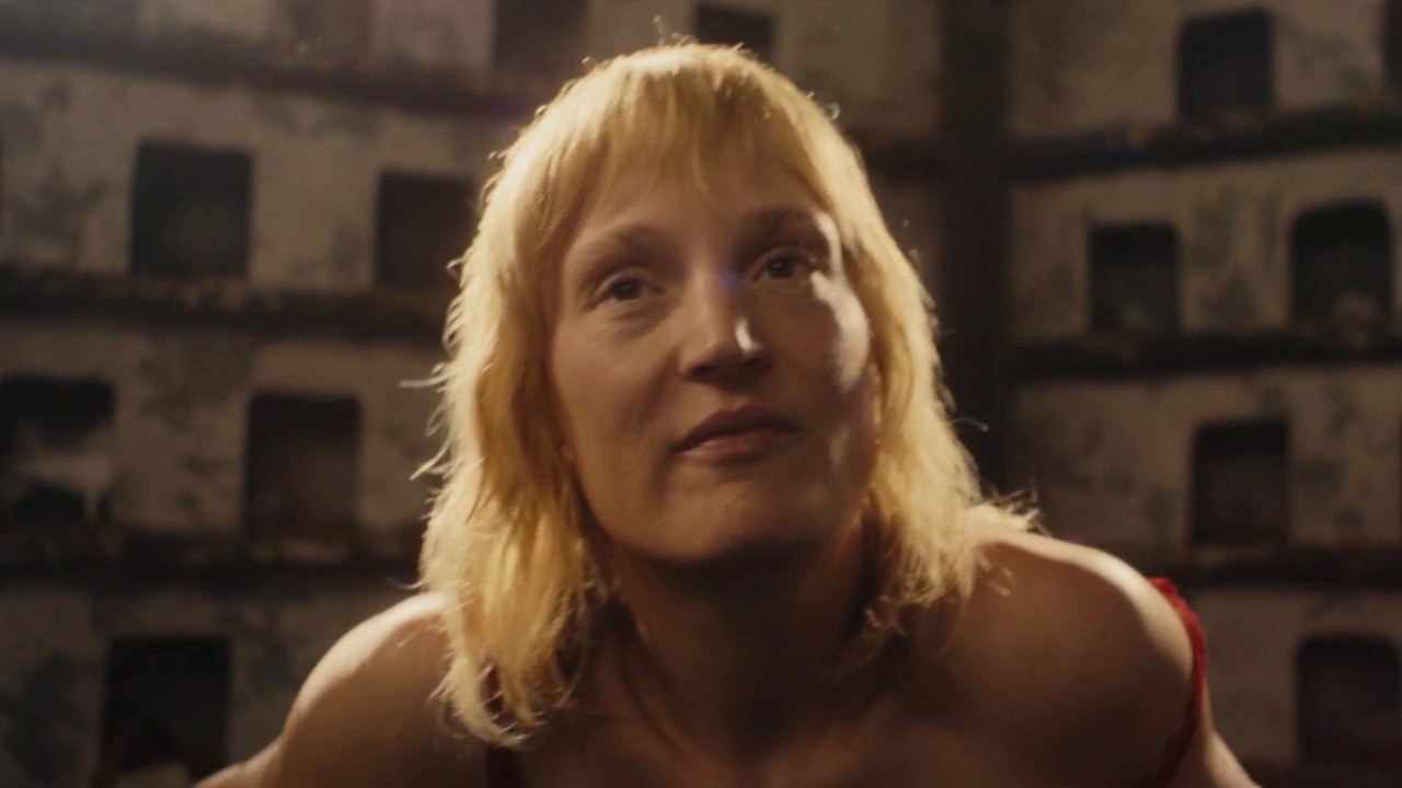 Vicky Krieps as Maggie in the cherry bath, Monster